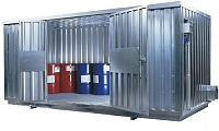 Bezpečnostní kontejner SRC 2.1 TA, pozink a lak, dveře S