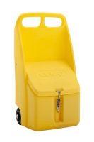 Vozík Go-Box pro zimní posyp nebo sorbenty 70 litrů, žlutý