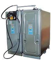 Dvouplášťová nádrž na naftu UNI 1500 s výdejním zařízením 230V